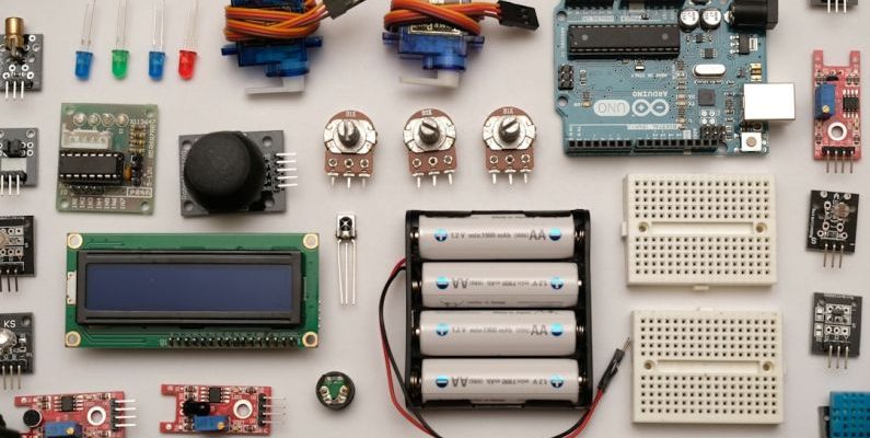 Seismic Sensors - flat lay photography of circuit board